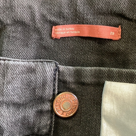 Pilcro Anthropologie The Day Tripper Womens Denim Wide Leg Crop Pants Size 29 - Picture 7 of 14